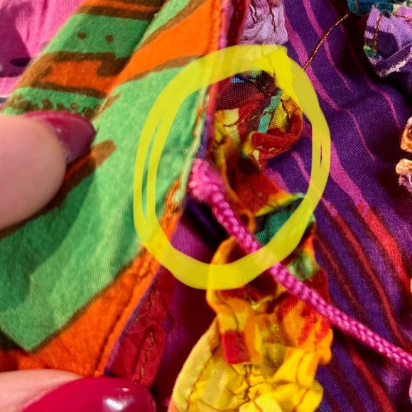 Vintage Sandy Starkman Colorful Floral Pullover Top Size Large - Picture 7 of 9